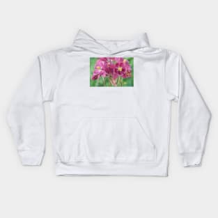 Aquilegia  Columbine Kids Hoodie